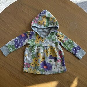 Old Navy Waffle Floral Hoodie